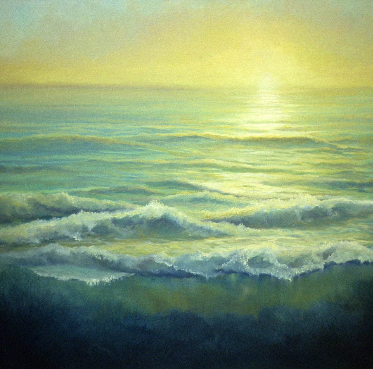 Golden Haze, 2004 Mořská krajina od Lee Campbell