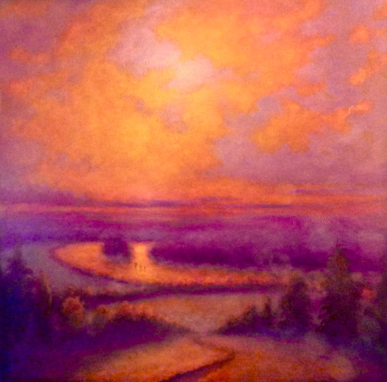 Thames Glow, 2023 od Lee Campbell