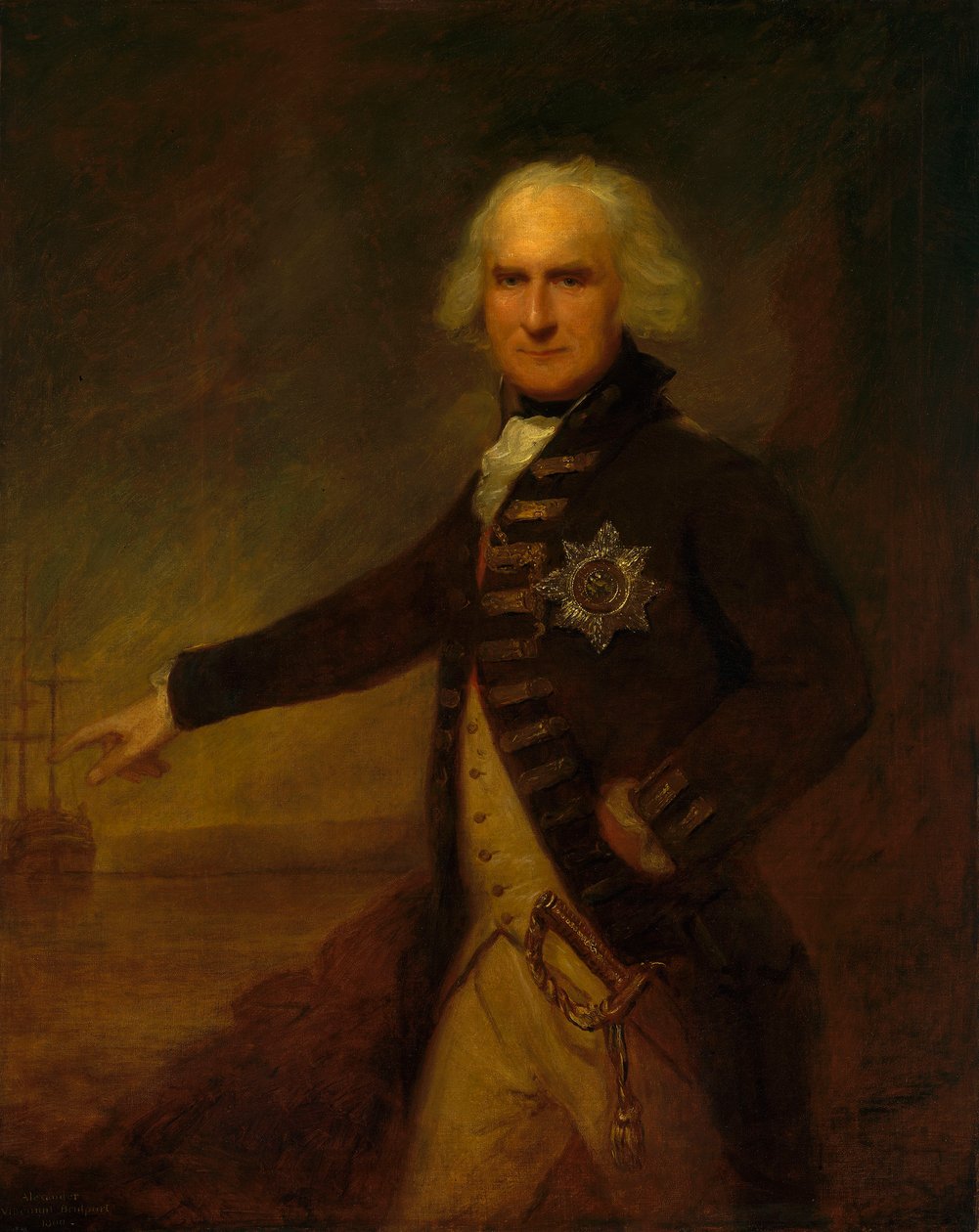 Admirál Alexander Hood od Lemuel Francis Abbott