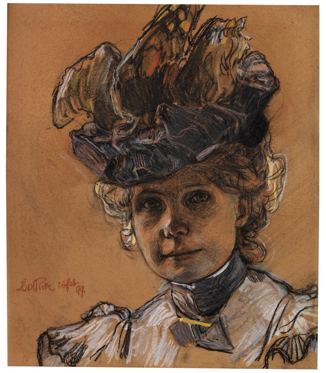 Portrét Gertrauda Lubericha od Leo Putz