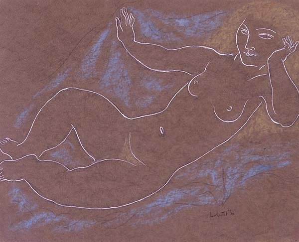 Blond nahá od Leo Gestel
