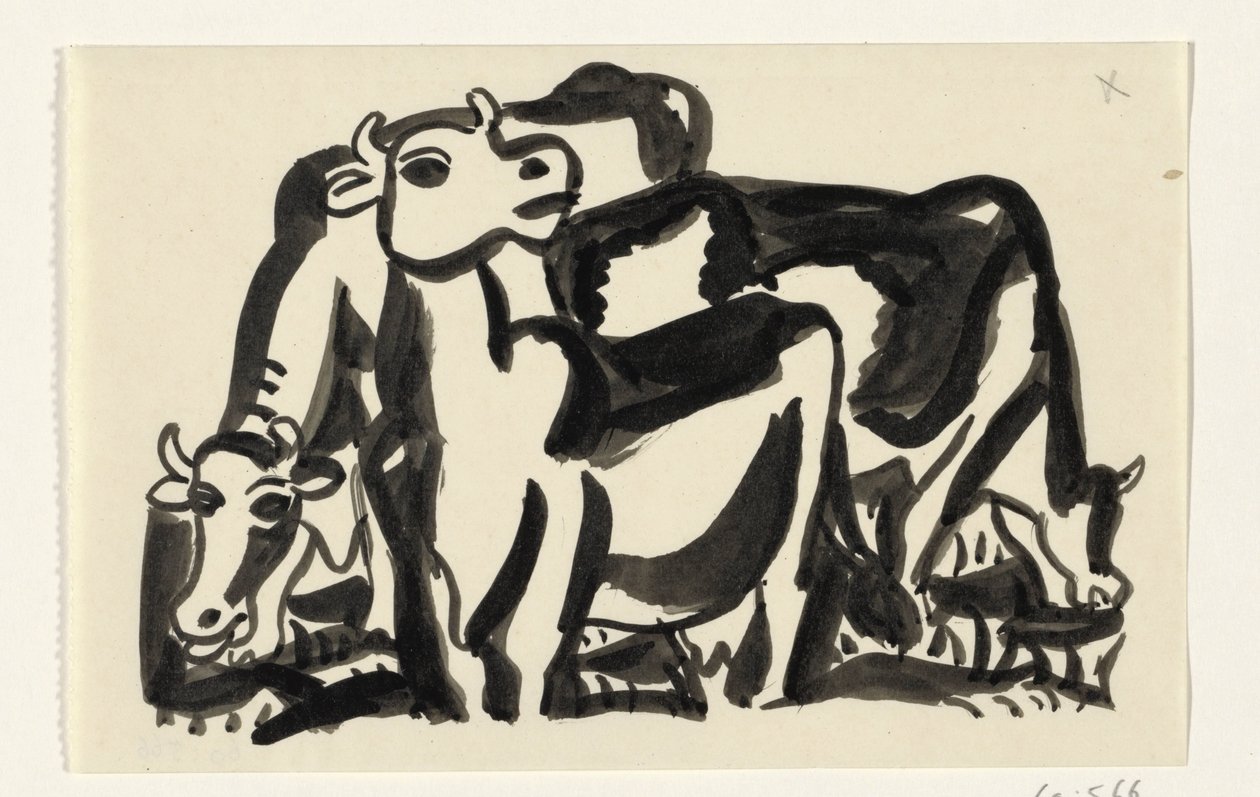 Tři krávy od Leo Gestel