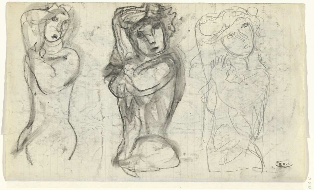 Tři nahé ženy od Leo Gestel