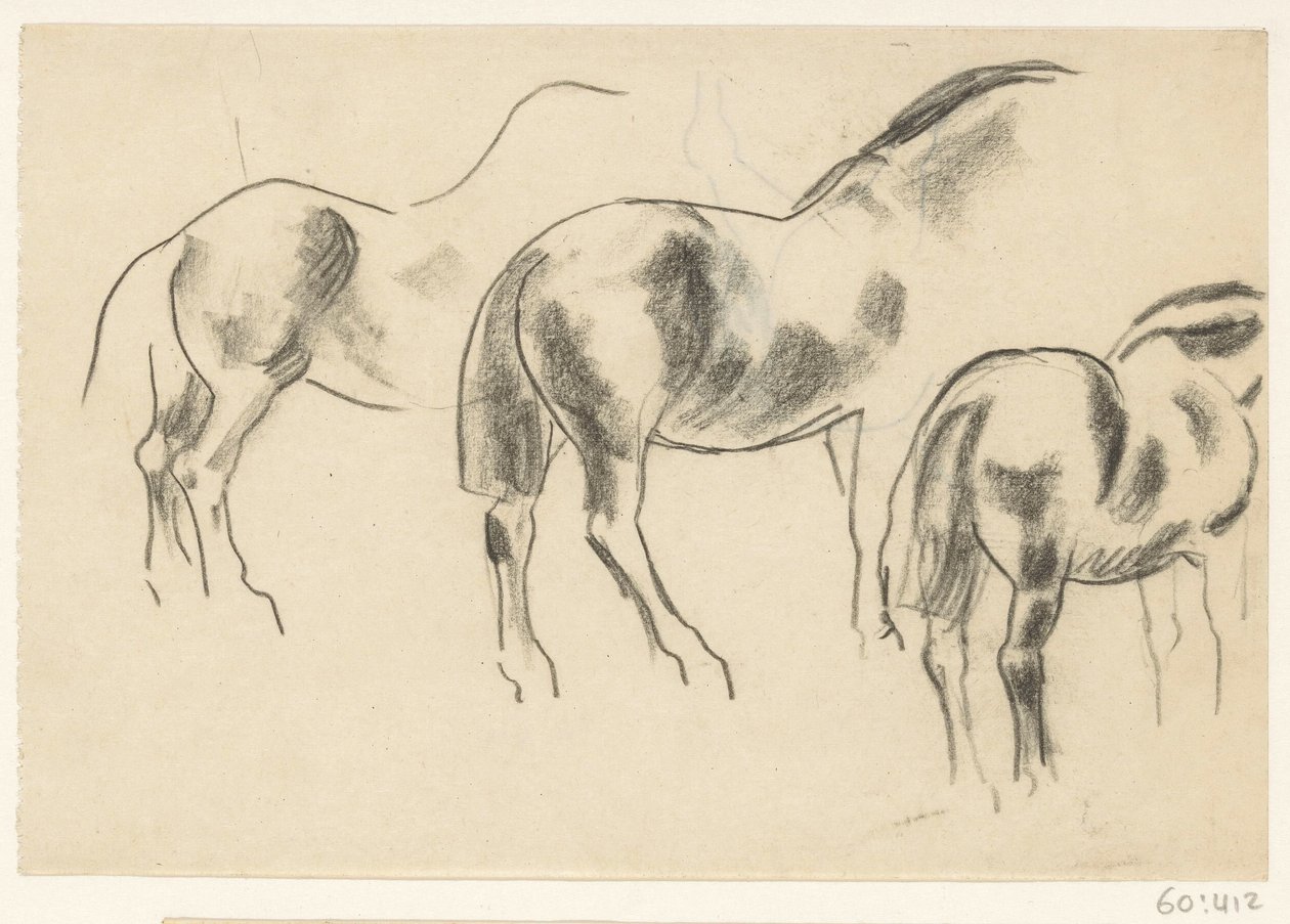Tři koně od Leo Gestel