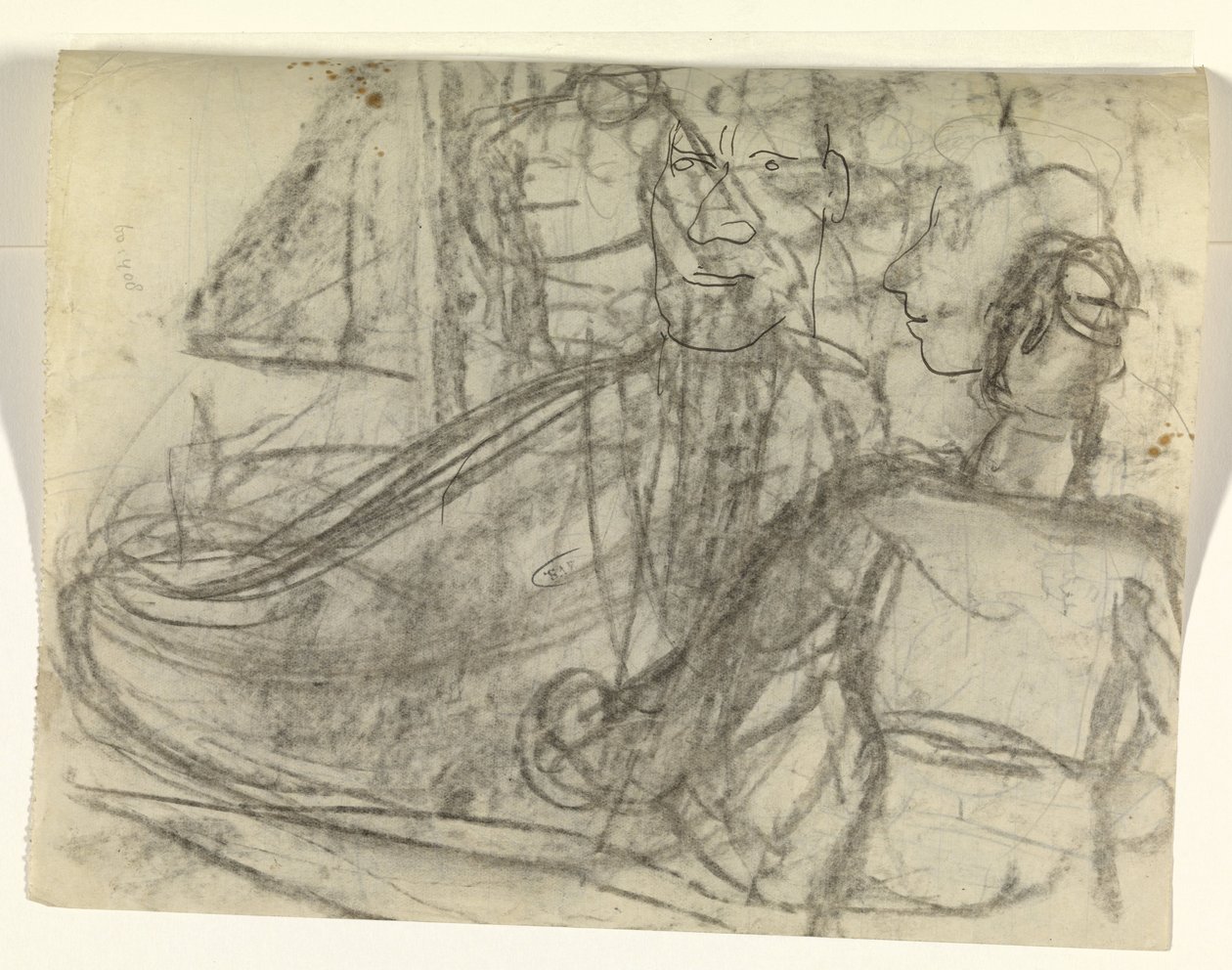Loď a postavy od Leo Gestel