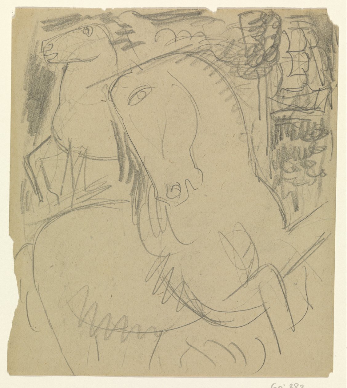Dva koně od Leo Gestel