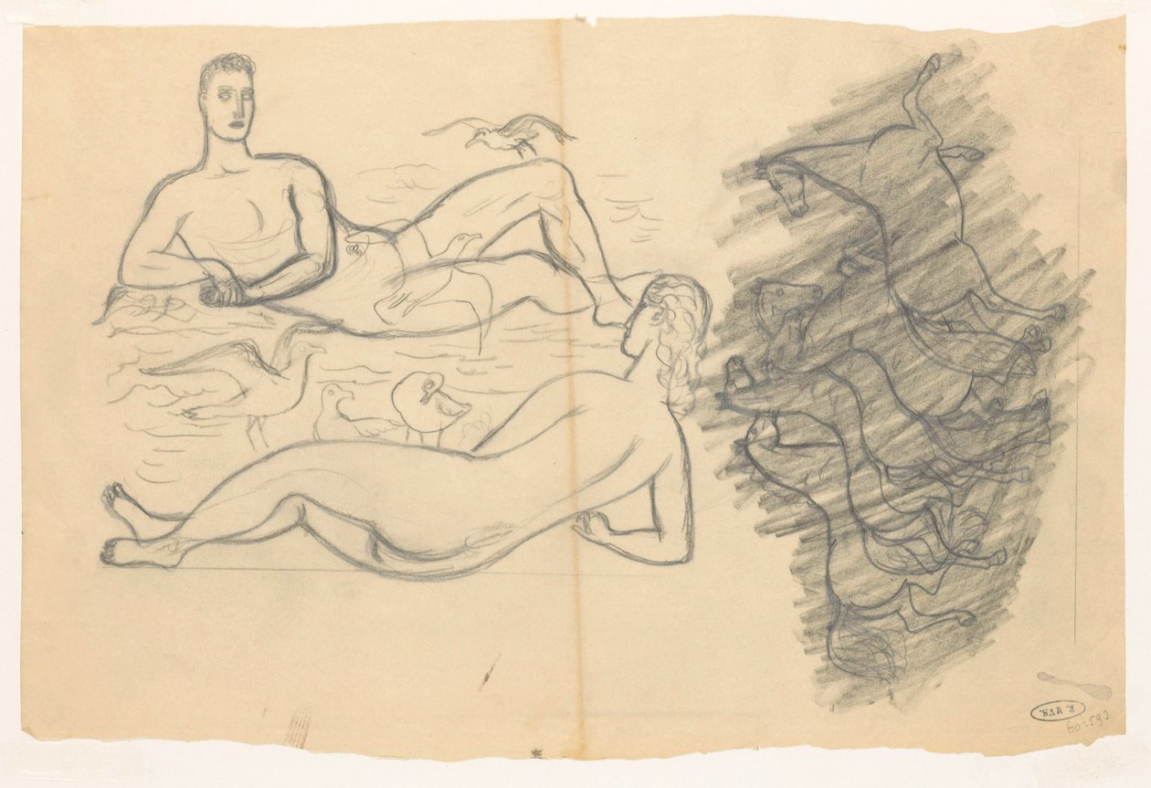 Pět koní od Leo Gestel