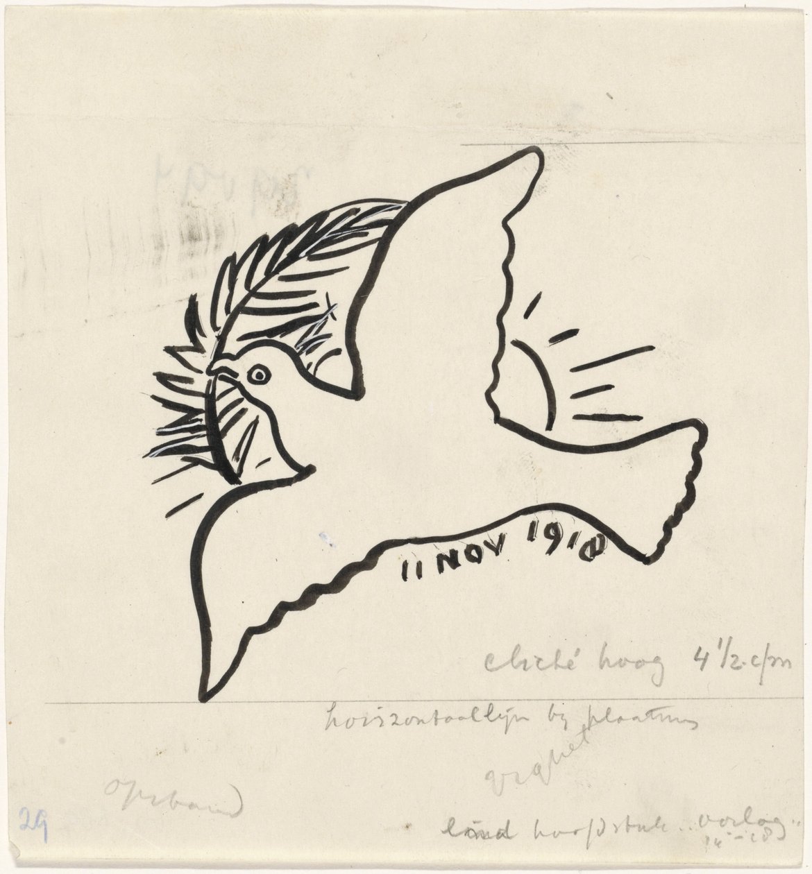 holubice míru od Leo Gestel