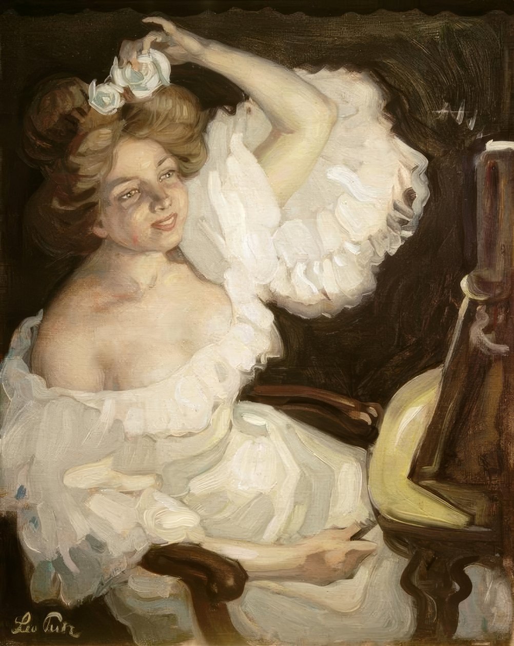 Před zrcadlem od Leo Putz