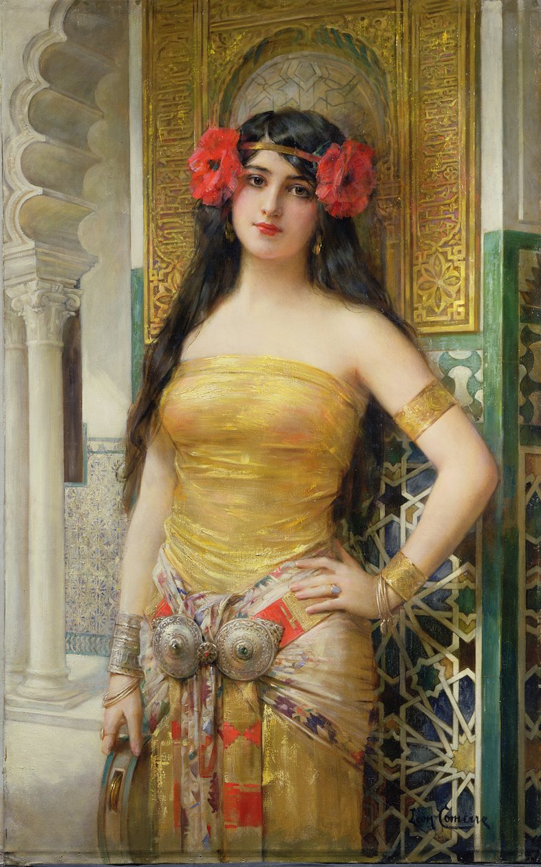 Orientální žena od Leon Francois Comerre