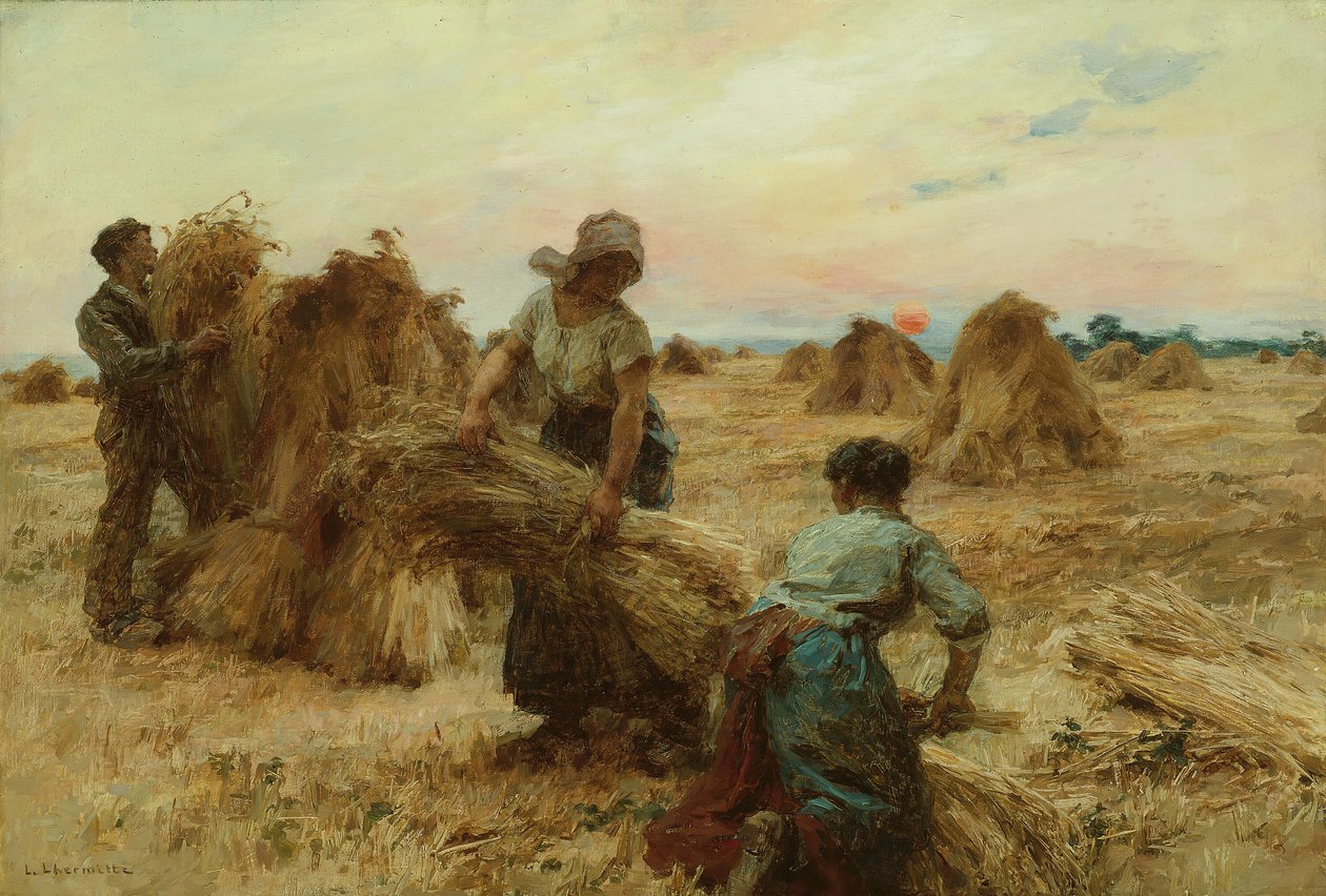 The Harvesters, 188889. od Leon Augustin Lhermitte