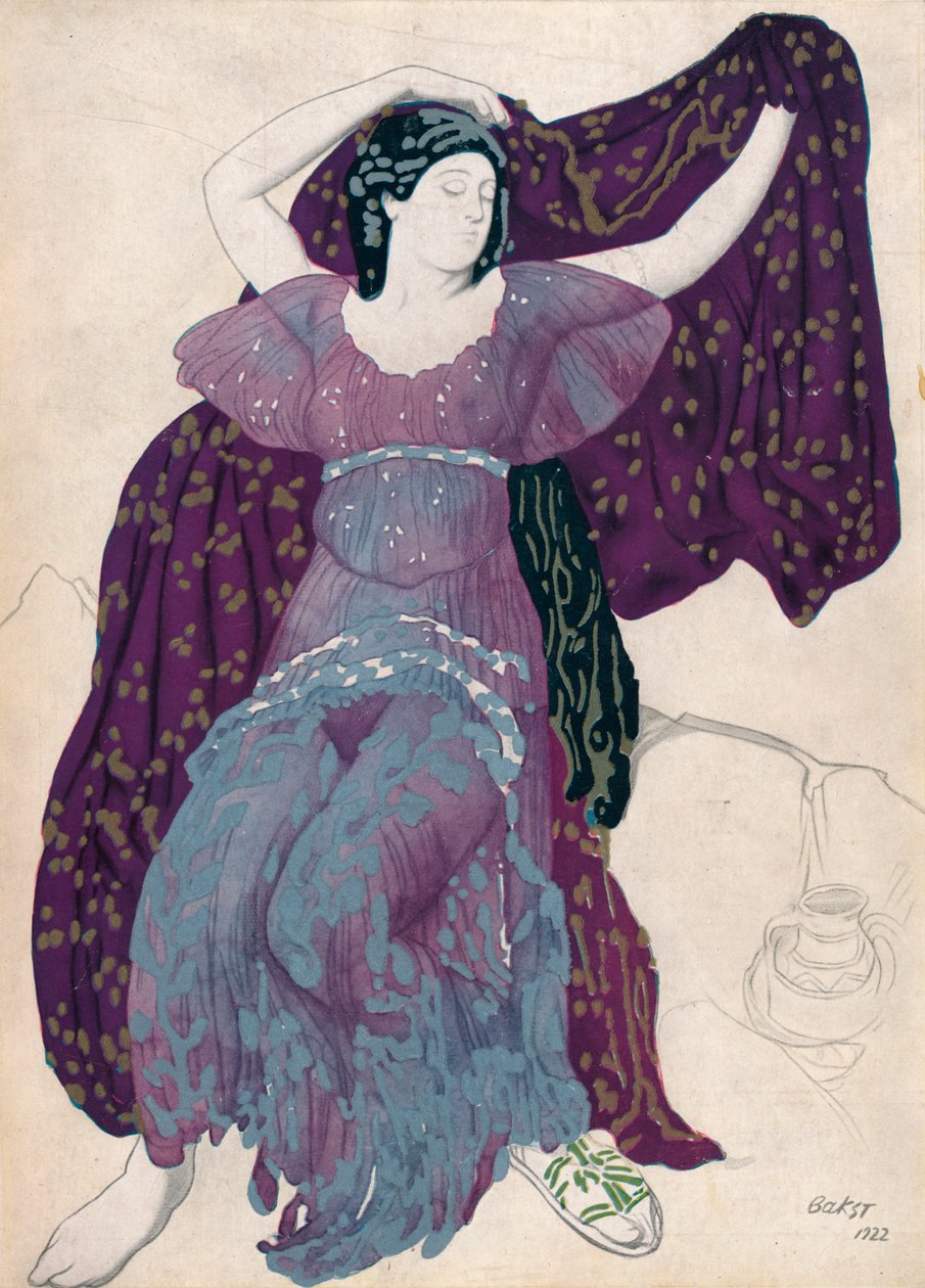 Echo opuštěné, 1922, 1923 od Leon Bakst