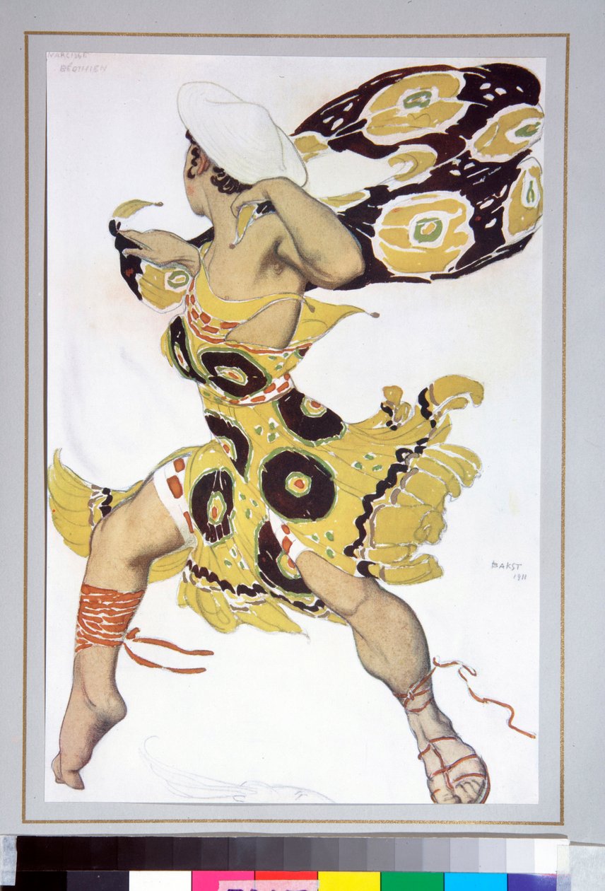 Phobos. Kostým pro balet "Narcis" od Leon Bakst