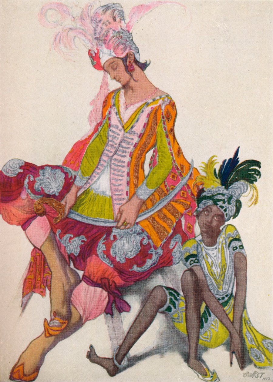 Princ a otrok Revant, 1922, 1923 od Leon Bakst