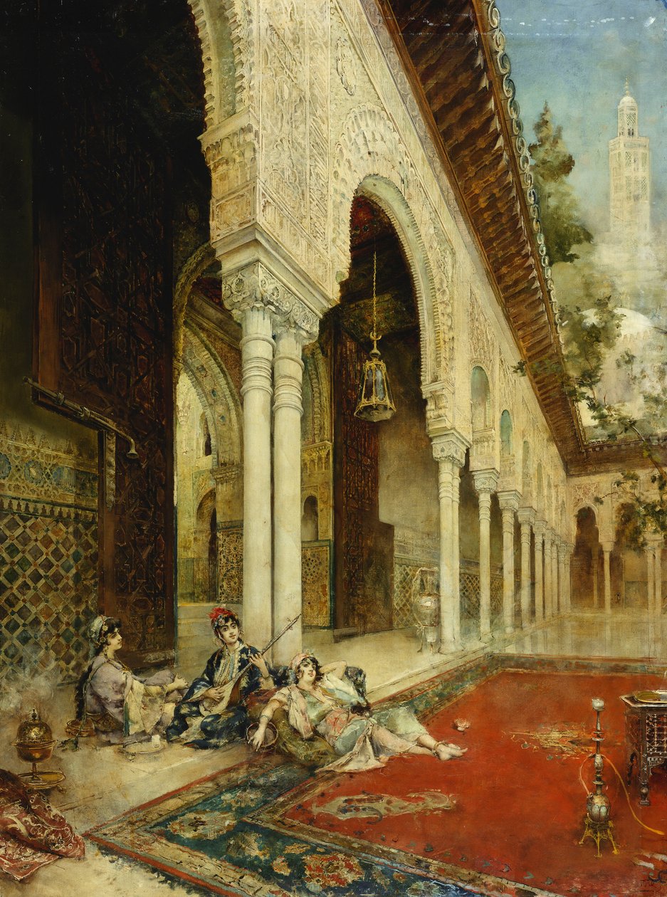 Dámy z harému, od Leon Francois Comerre