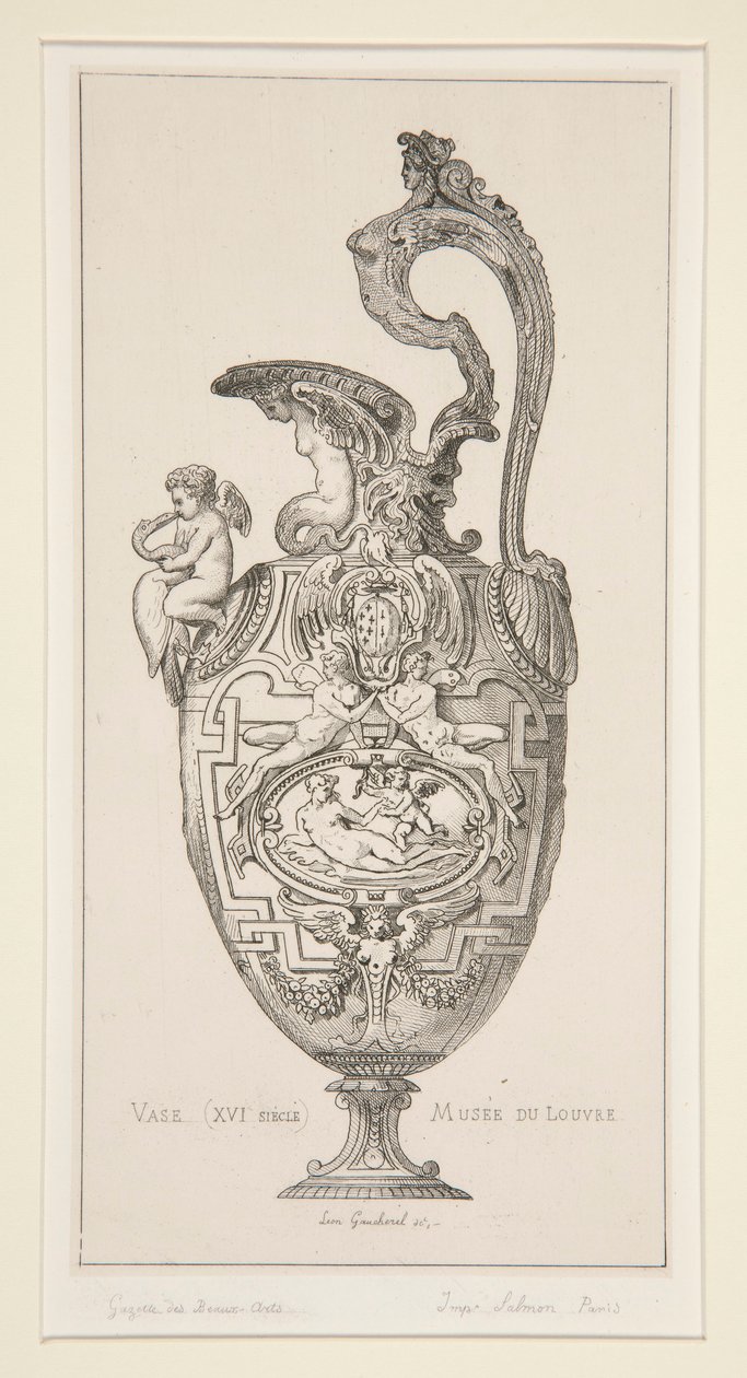 Váza (XVI. století) Muzeum Louvre od Leon Gaucherel