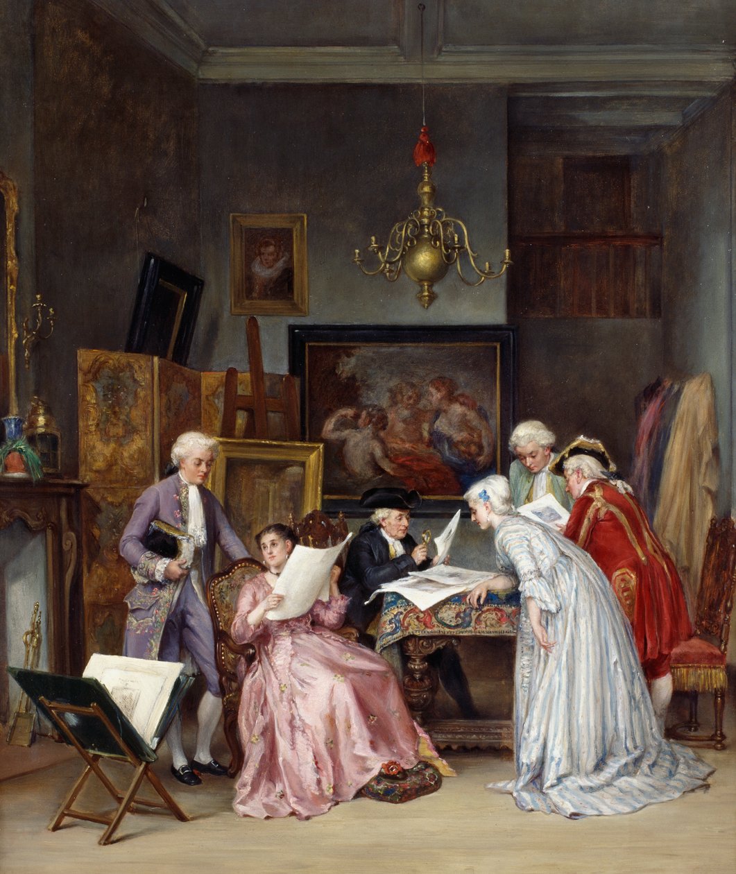Sběratelská studie od Leon Marie Constant Dansaert