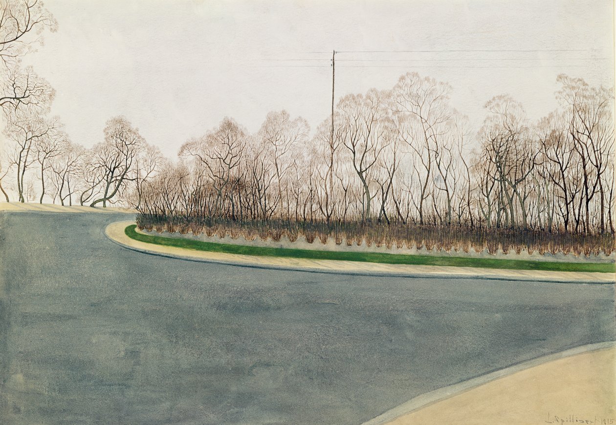 Opuštěná cesta od Leon Spilliaert