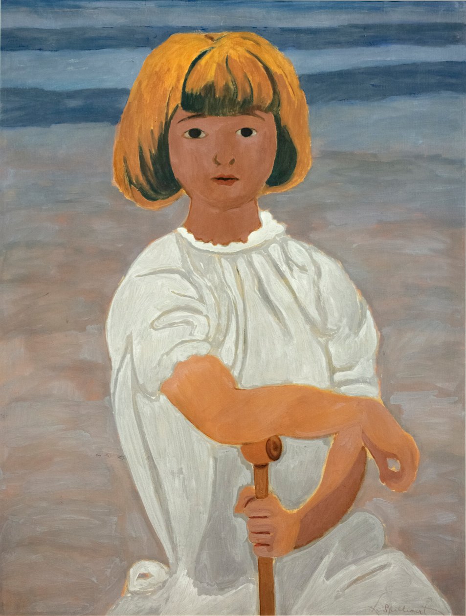 Dívka na pláži od Leon Spilliaert