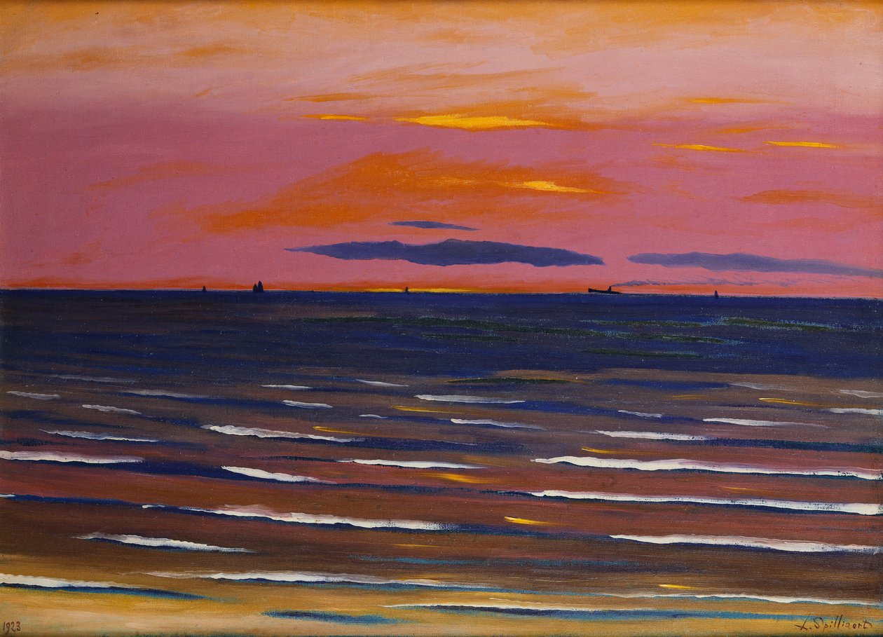 Námořní noc; Námořnický večer od Leon Spilliaert