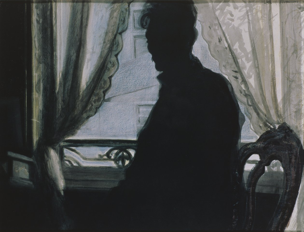 Silueta umělce od Leon Spilliaert
