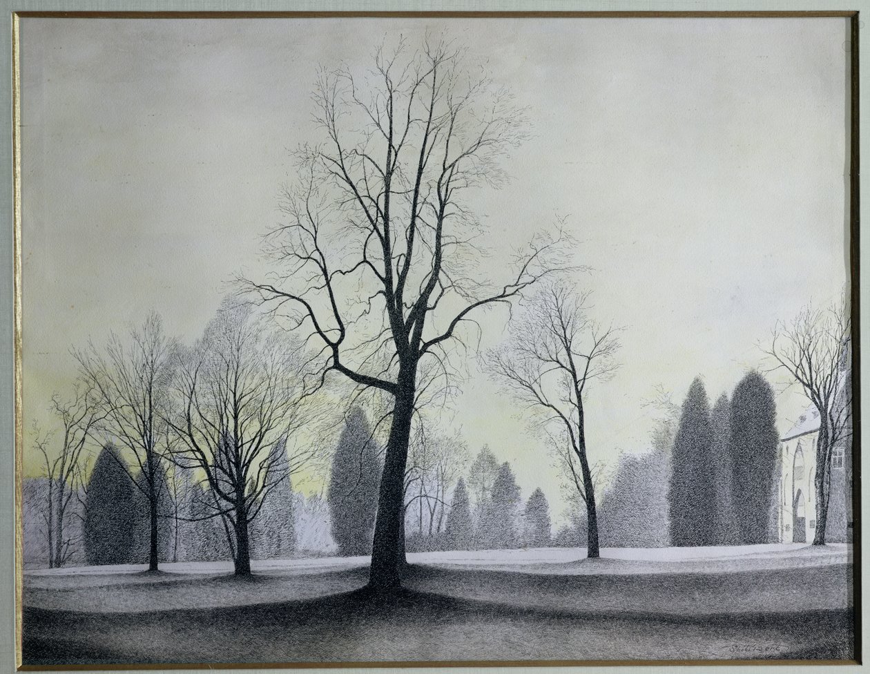 Park, stromy od Leon Spilliaert