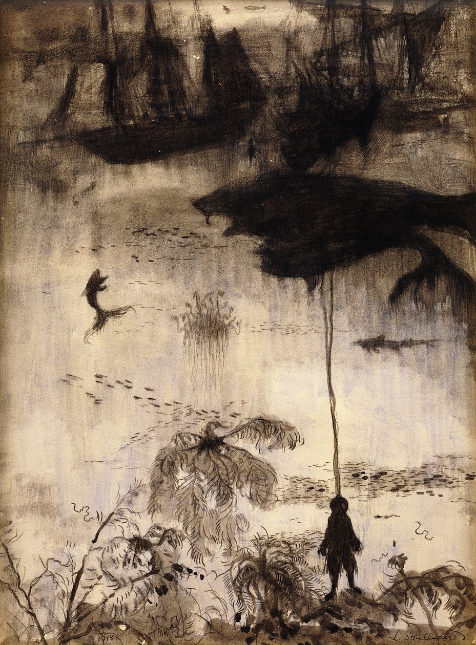 velryby; Les Baleines - Velryby od Leon Spilliaert
