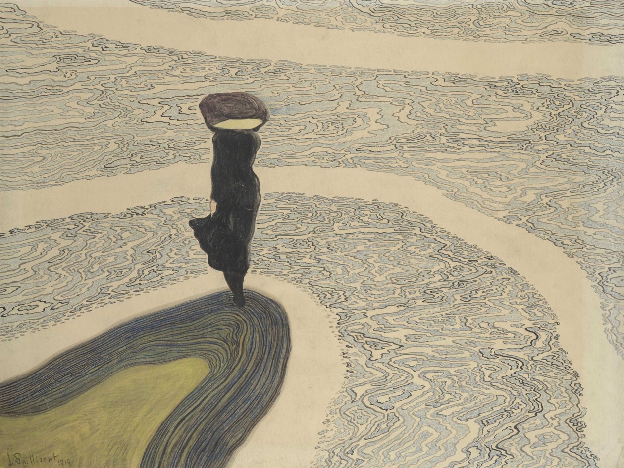Žena na pobřeží, 1910. od Leon Spilliaert