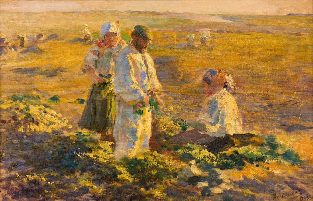 Zvedání řepy od Leon Wyczolkowski