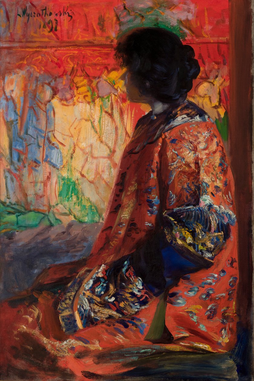 Japonka od Leon Wyczolkowski