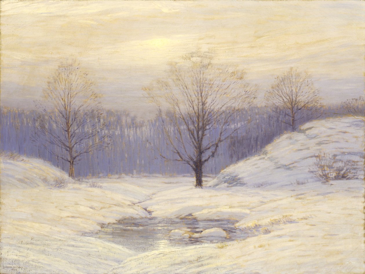 Ranní opar, 1909. od Leonard Ochtman