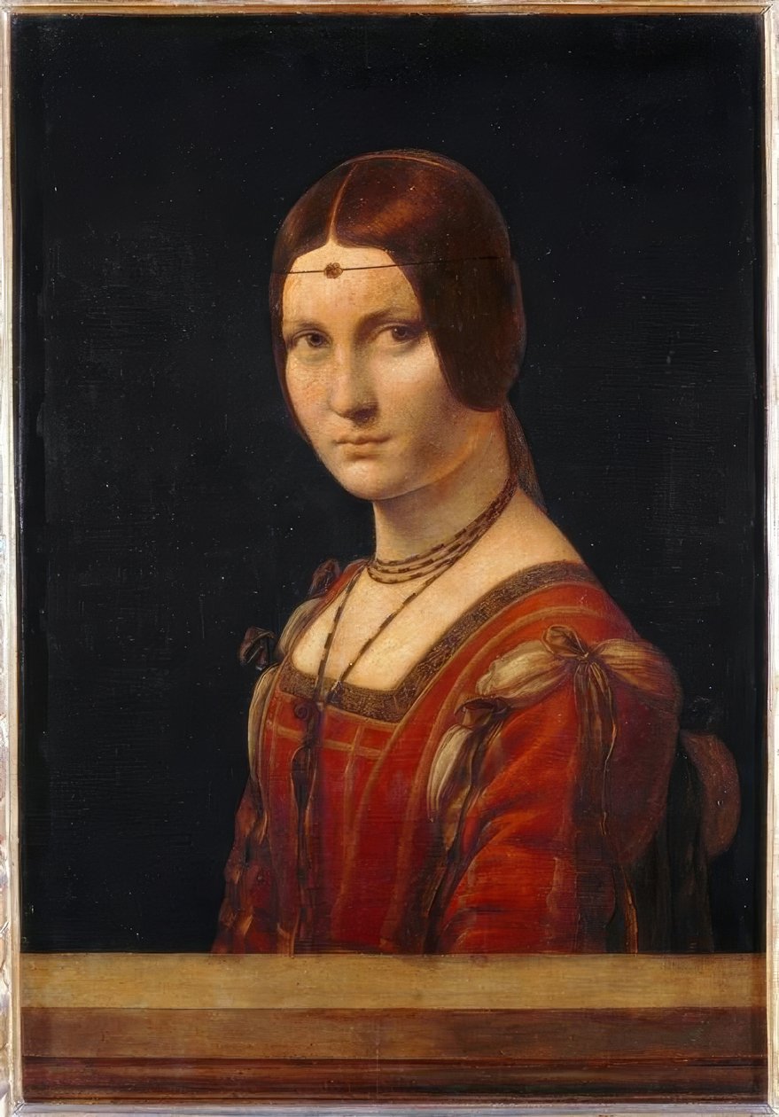 La Belle Ferronnière od Leonardo da Vinci