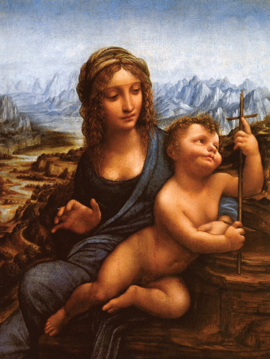 Madonna z Yarnwinderu od Leonardo da Vinci