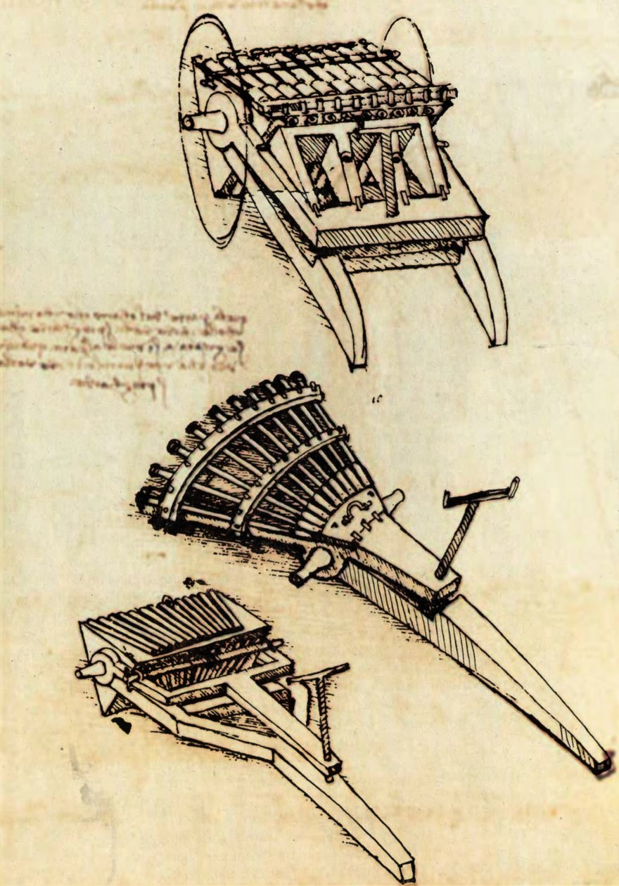 Ribauldequins od Leonardo da Vinci