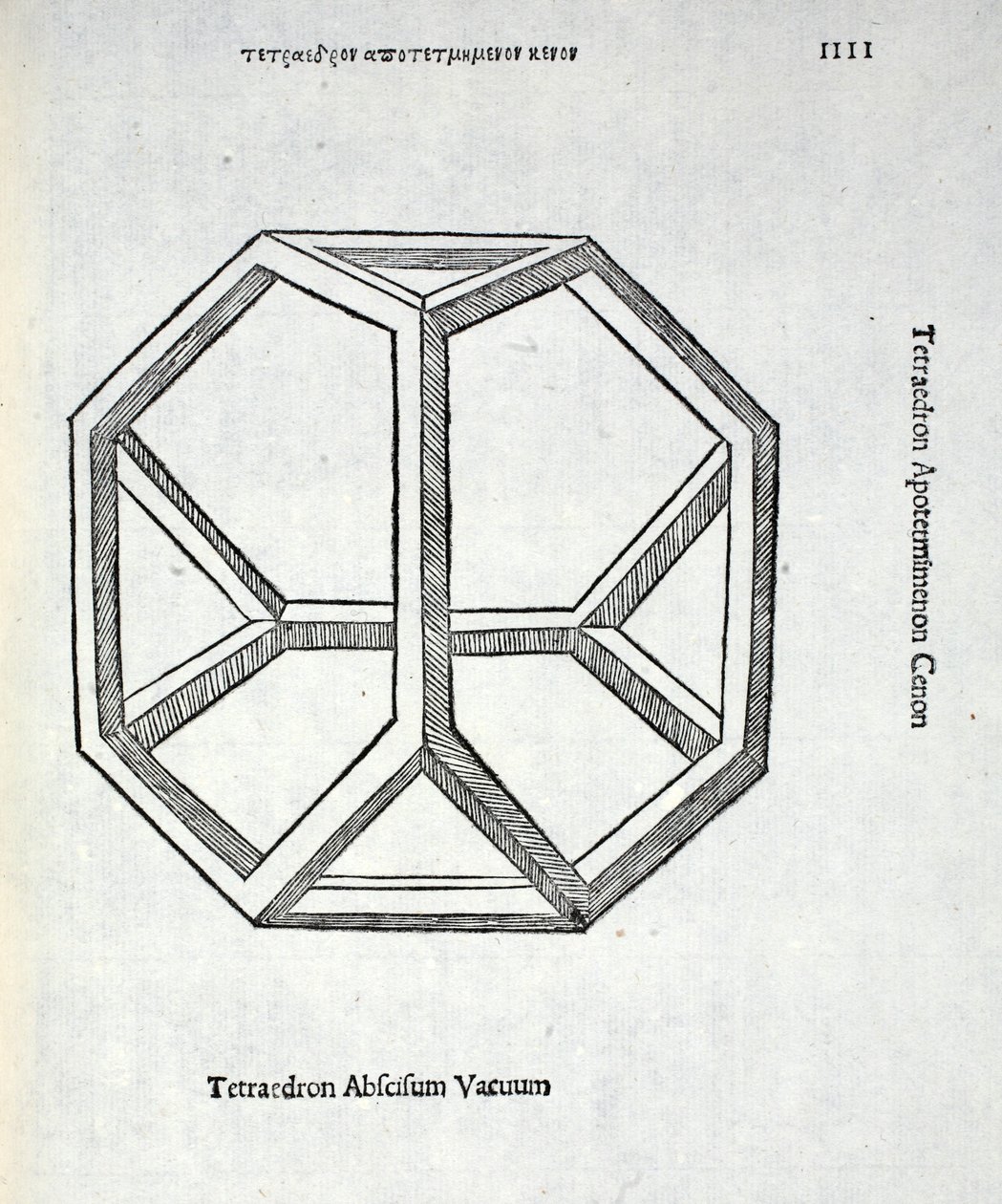 Tetraedron Abscissum Vacuum, ilustrace z 