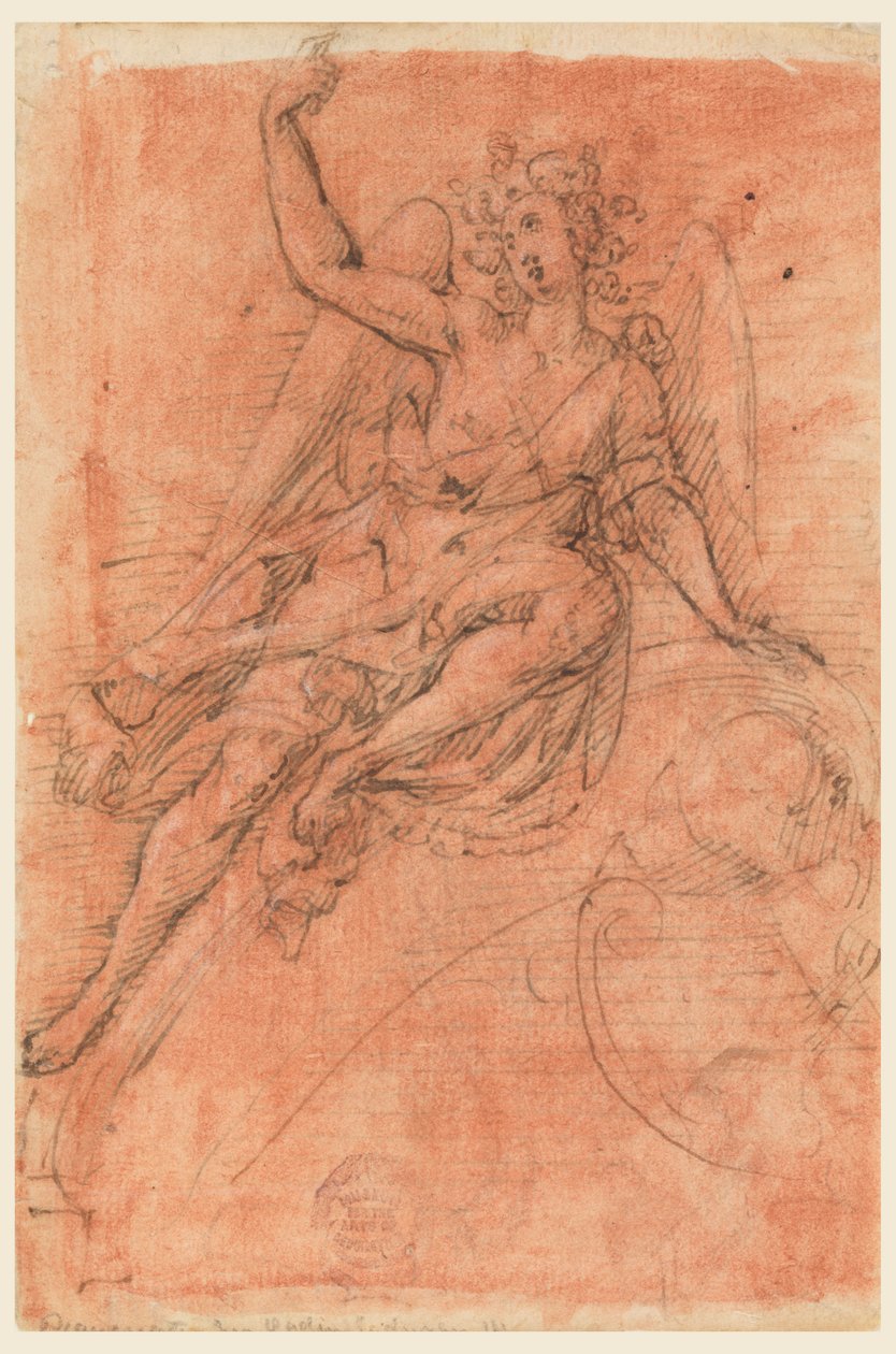 Angel Seated on a Volute   1287178   cs       czech Successfully Translated  Original: Italian Renaissance lace, 1898. Translat: Italian Renaissance lace, 1898. 1204613 cs czech Successfully Translated Original: Vid udsigt over et landskab med store bakked od Leonardo Scaglia
