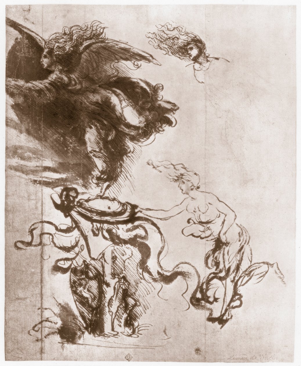Alegorie Fortuny, c1483 od Leonardo da Vinci