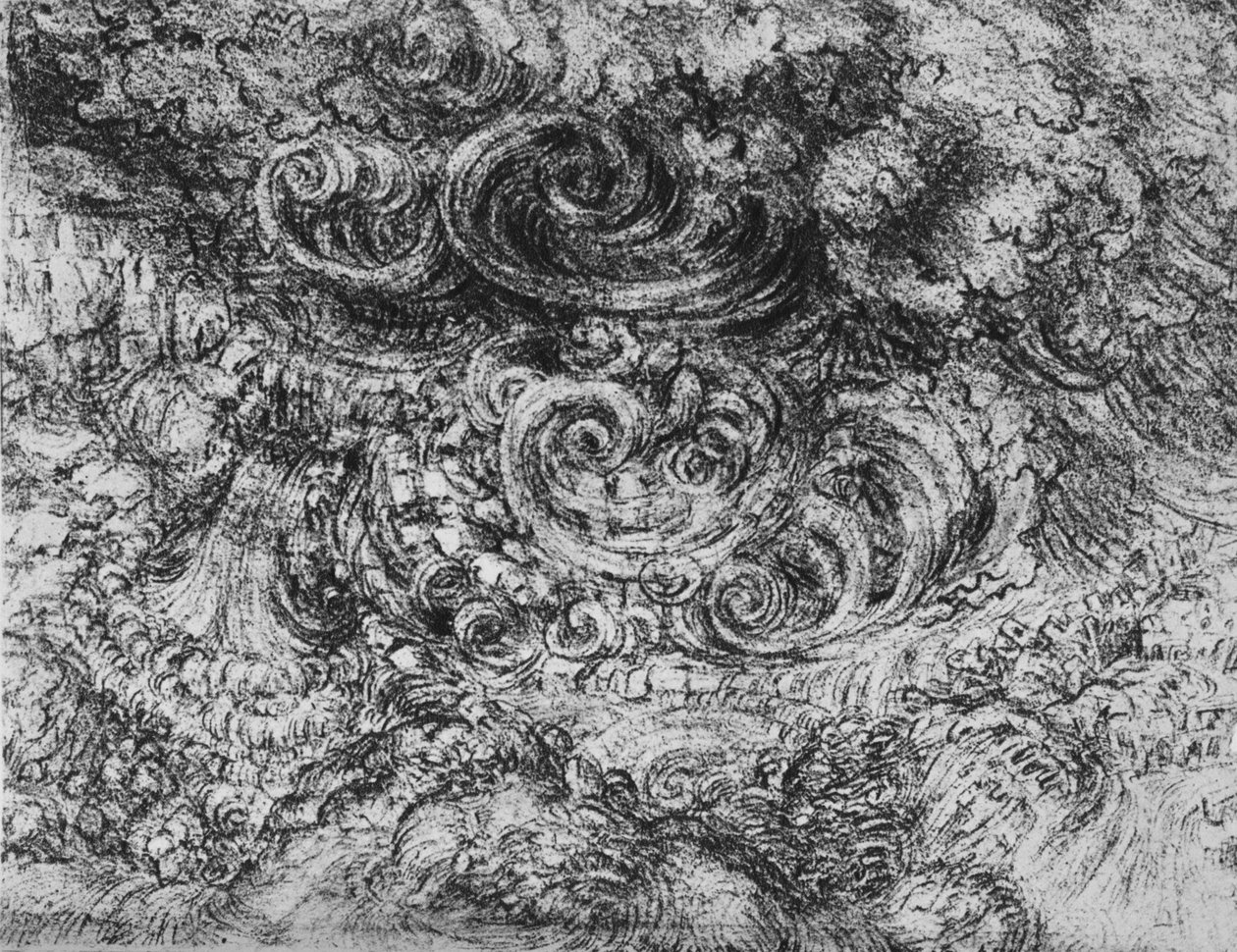 Potopa, c1480 1945 od Leonardo da Vinci