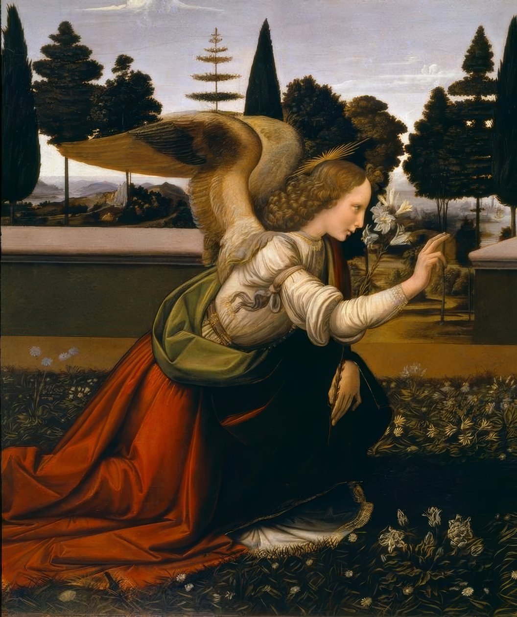Zvěstování od Leonardo da Vinci