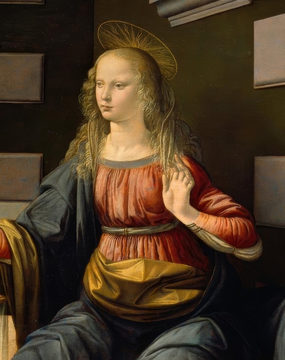 Zvěstování od Leonardo da Vinci