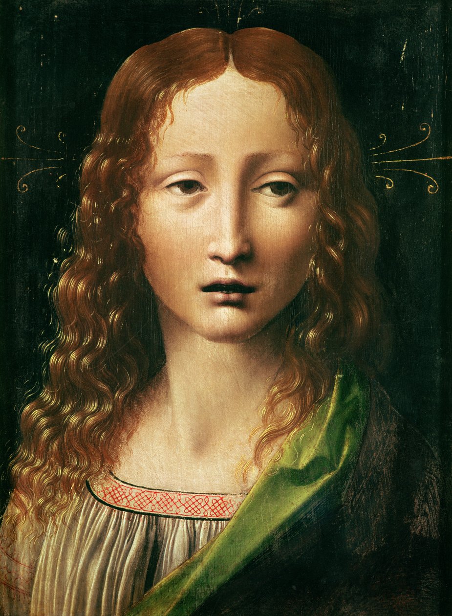Hlava Spasitele od Leonardo da Vinci