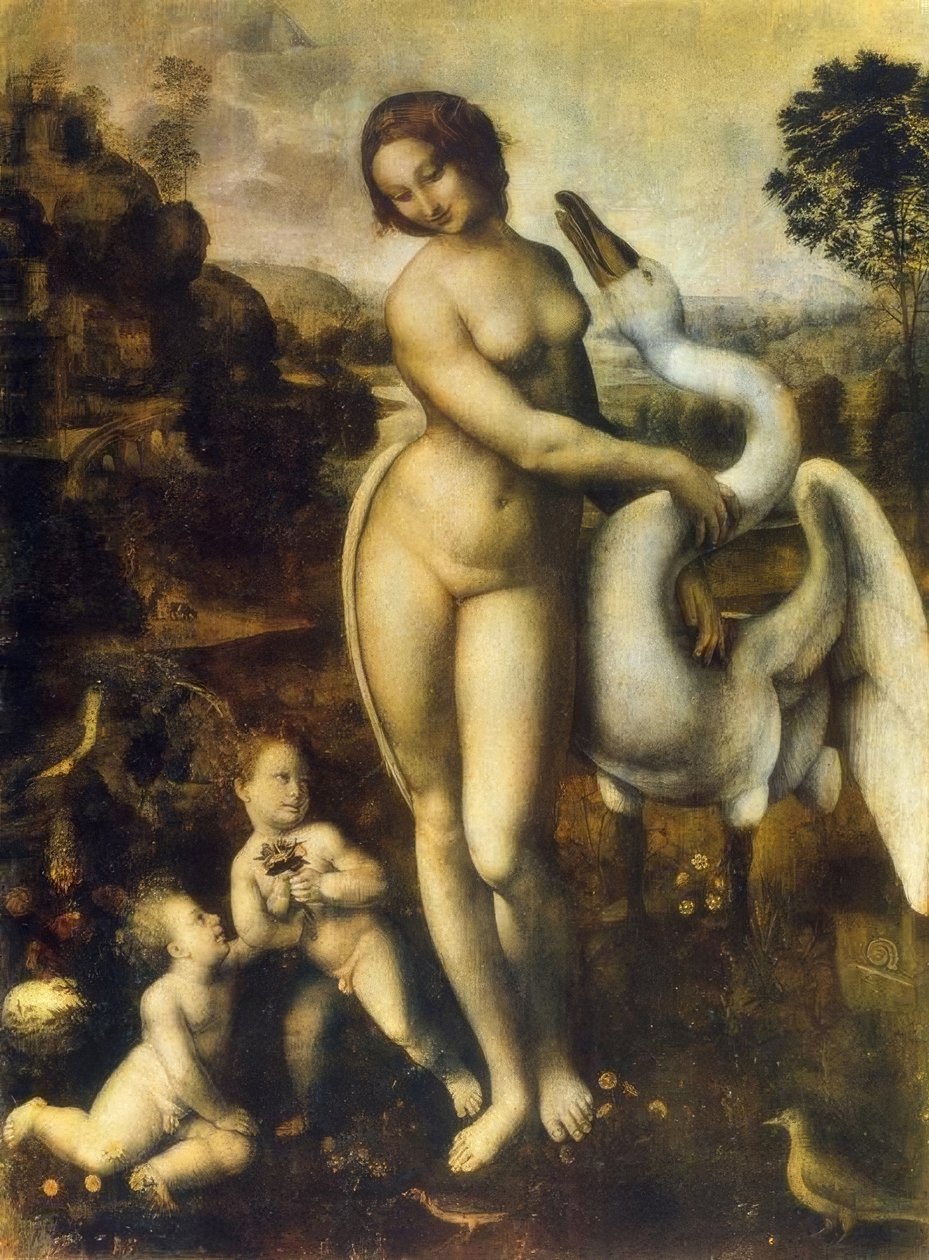 Leda s labutí od Leonardo da Vinci