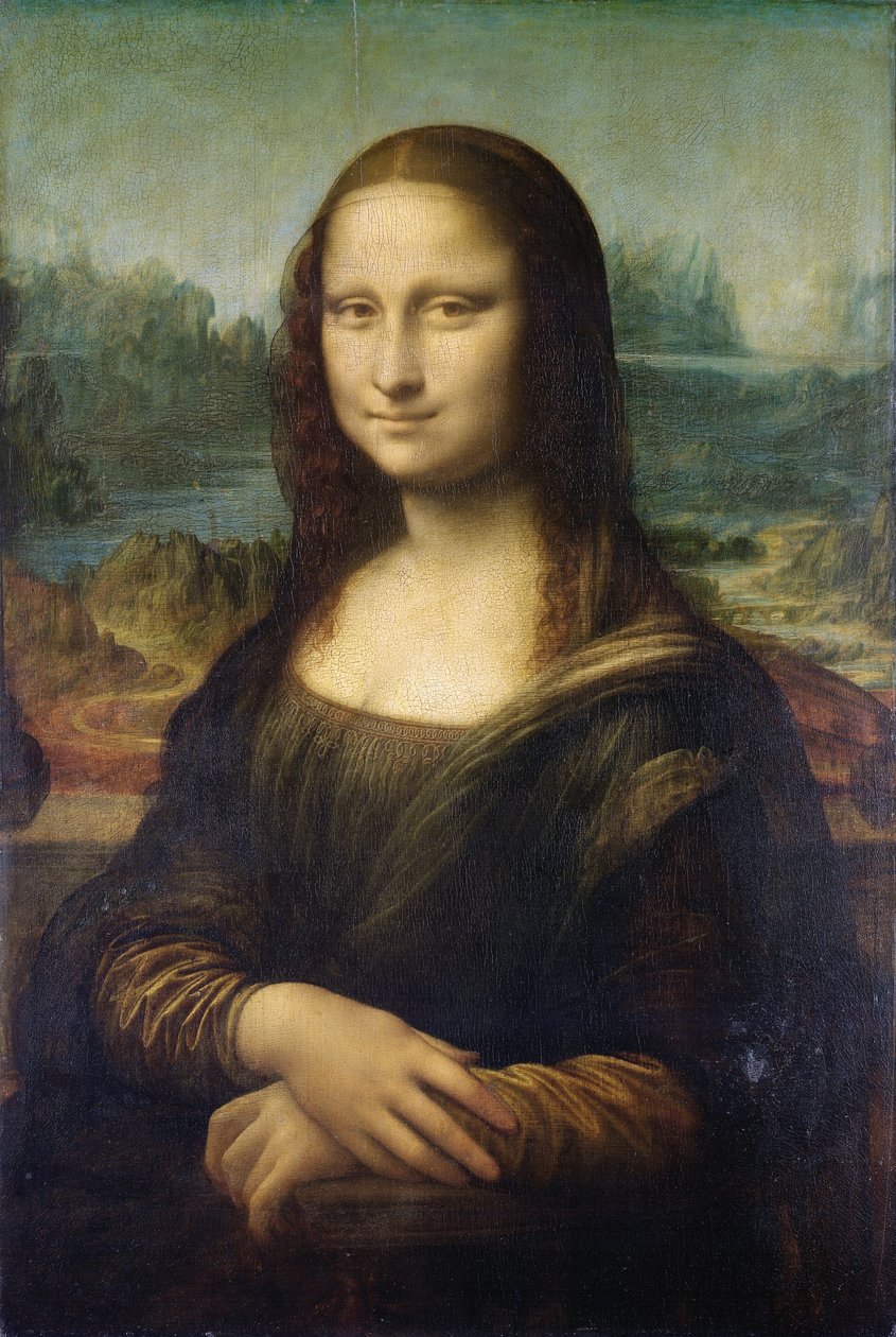 Mona Lisa, c.1503-6 (olej na panelu) od Leonardo da Vinci