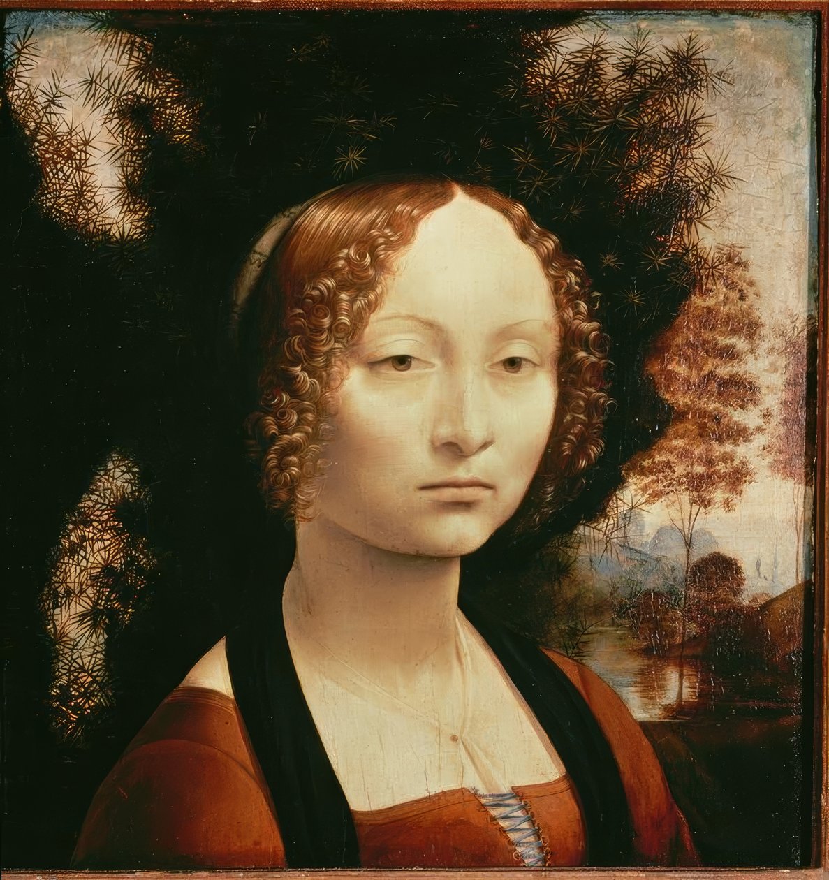 Portrét Ginevry Benci od Leonardo da Vinci