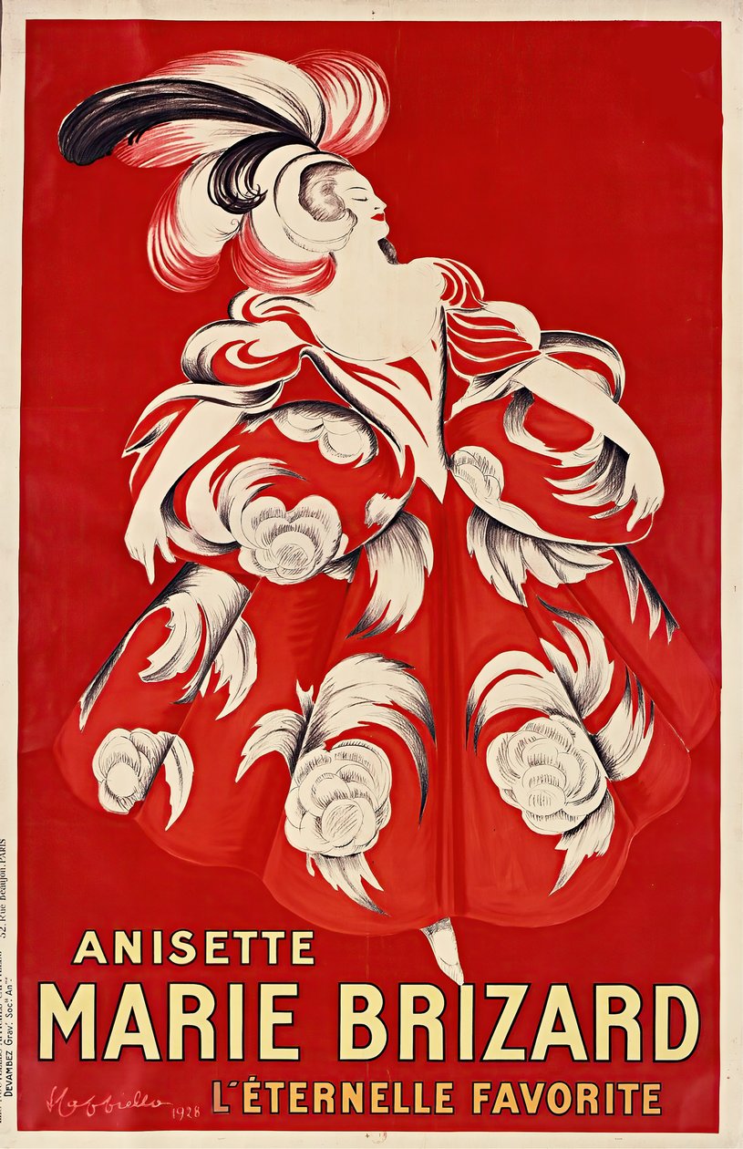 Anisette Marie Brizard, 1928. od Leonetto Cappiello
