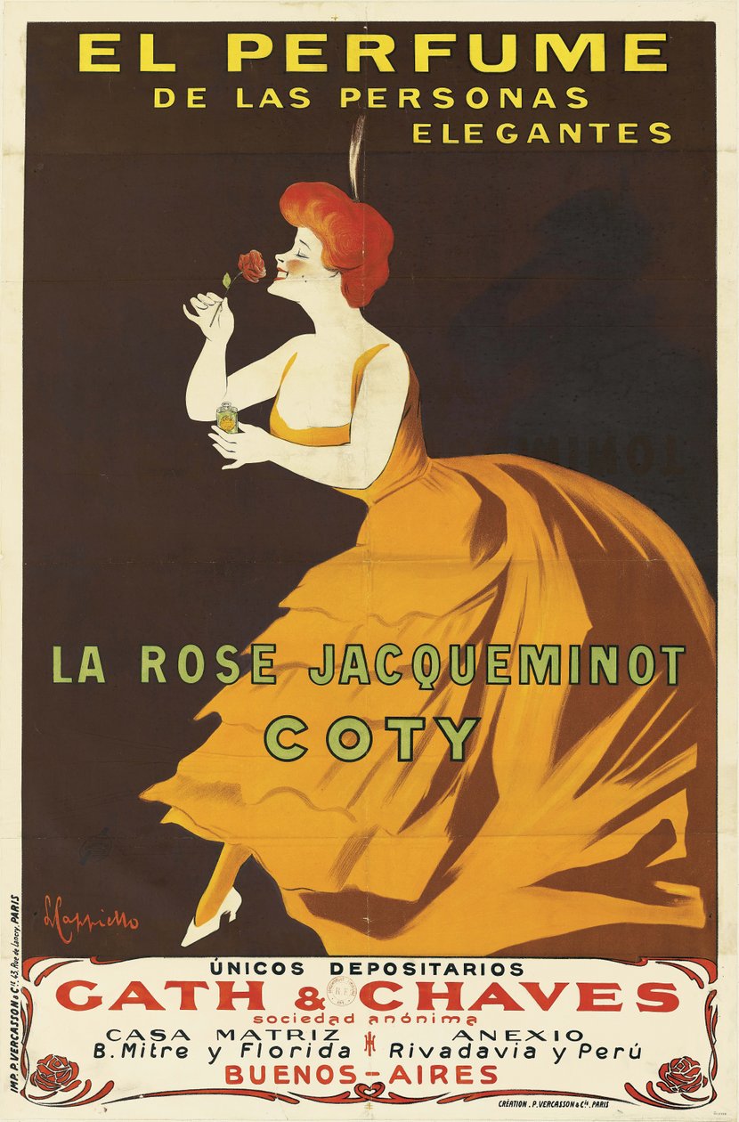 Coty - La Rose Jacqueminot, 1904. od Leonetto Cappiello