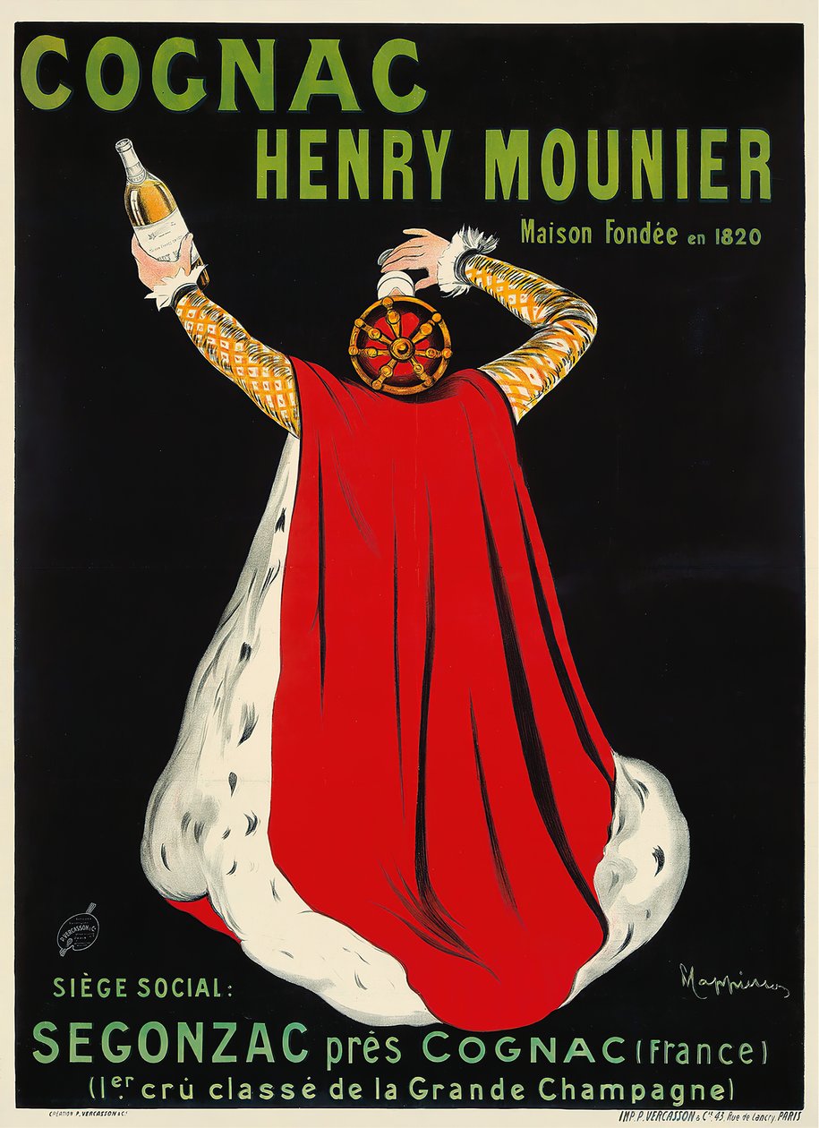 Henri Mounier koňak, c. 1910. od Leonetto Cappiello