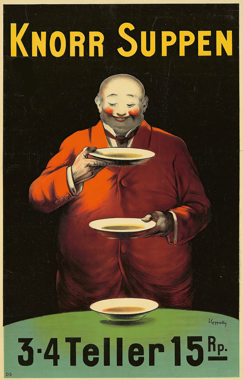 Knorr Suppen, počátek třicátých let. od Leonetto Cappiello