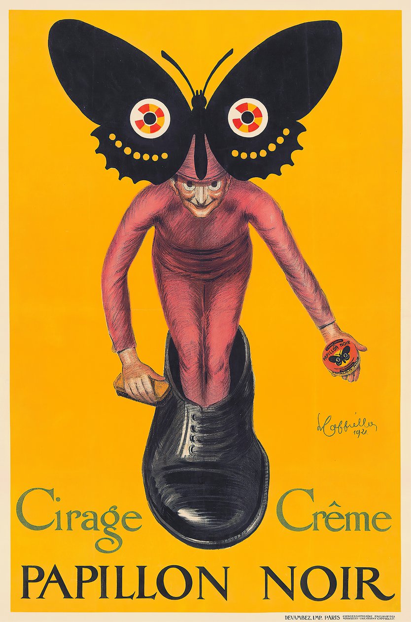 Černý motýl, 1921. od Leonetto Cappiello