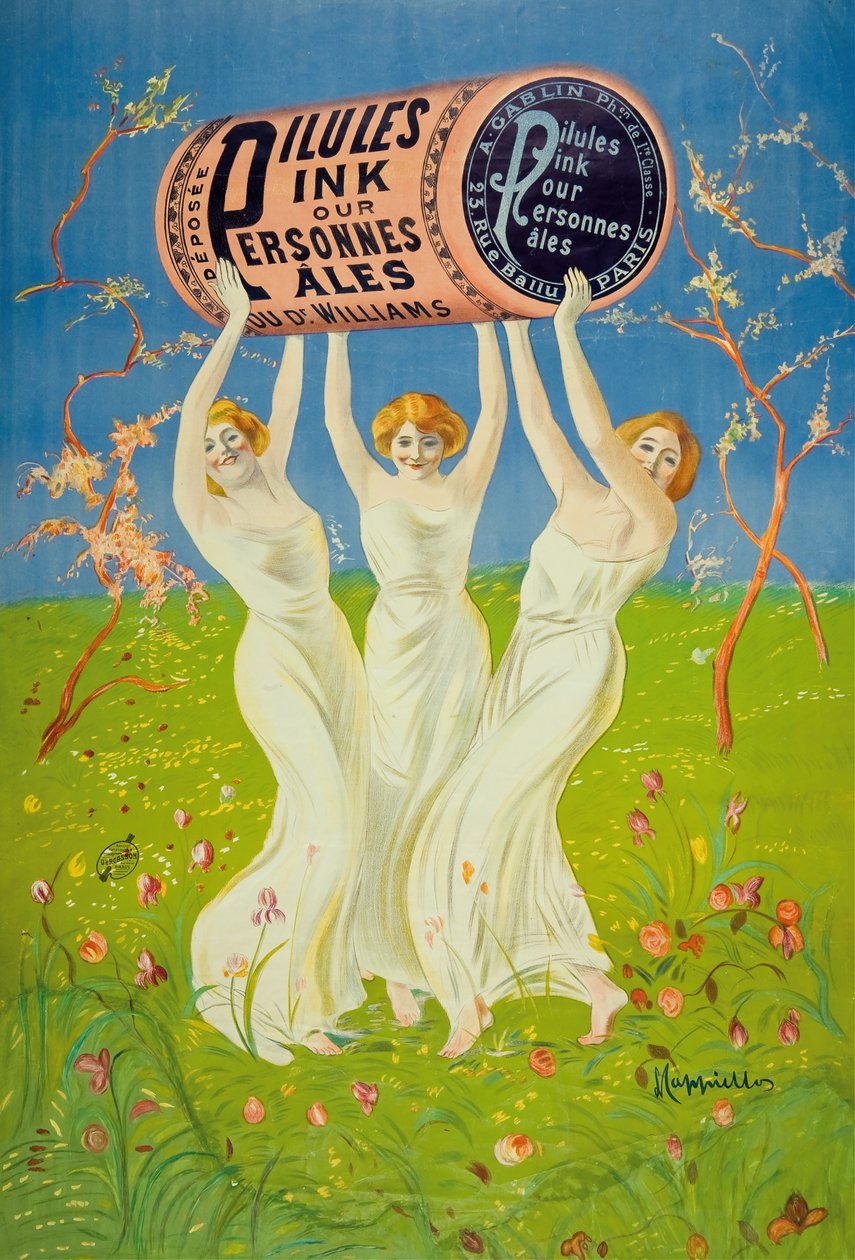 Růžové pilulky pro bledé lidi, 1910. od Leonetto Cappiello
